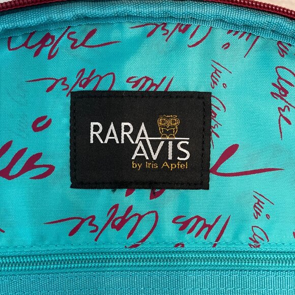 Iris Apfel Rara Avis Tote Travel Luggage 8 Pc Set Bag - Picture 4 of 9